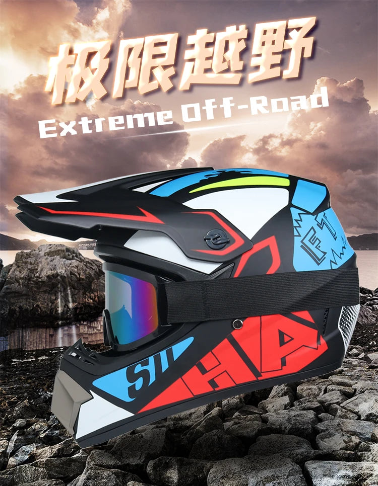 Children's Off-Road Motorcycle Helmet - Bike Downhill AM DH Cross & Motocross Capacete Casco for Kids