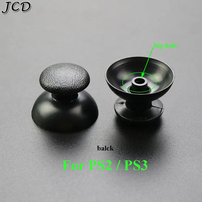 JCD 10PCS Replacement 3D Analog Thumbstick Caps – Mushroom Grip Covers for PS2, PS3, PS4 Pro, PS5, Xbox One & 360
