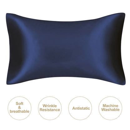 JuwenSilk Mulberry Silk Pillowcase – Silky Satin Natural Silk Pillowcase for Standard & Queen Size Beds