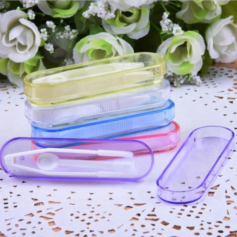Professional Contact Lens Tweezers Suction Stick Inserter Remover Tool Kit Eyewear Accessories Multicolor Set
