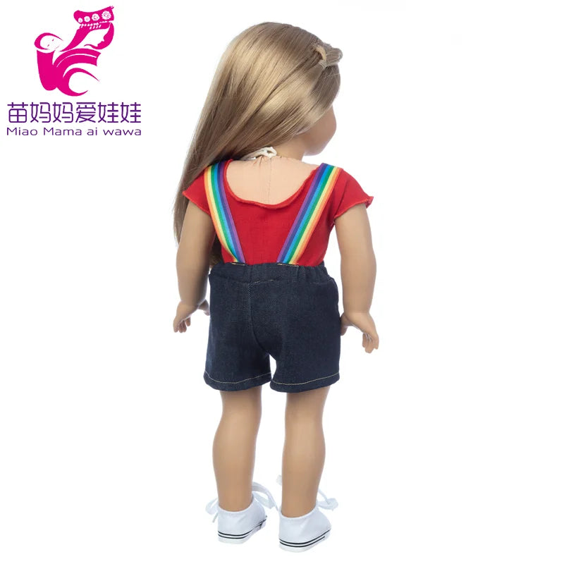 18-Inch Girl Doll Winter Coat — 43cm Baby Doll Jacket Outfit for Dressing