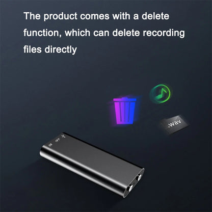 Mini USB Digital Voice Recorder – 16GB/32GB Micro Audio Recording Device with MP3 Player