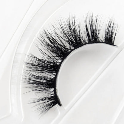 Visofree 3D Mink Eyelashes – Thick Handmade Full Strip Cruelty-Free False Lashes for Makeup M56