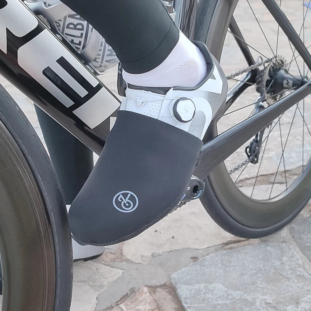 YKYKBIKE Winter Bicycle Toe Covers – Rainproof & Windproof Bike Shoe Covers for Cycling Overshoes & Road Booties