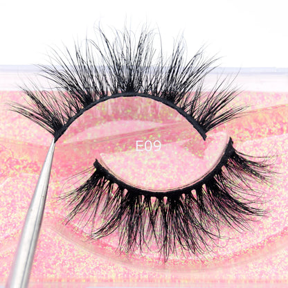 Visofree 3D Mink Eyelashes – Thick Handmade Full Strip Cruelty-Free False Lashes for Makeup M56