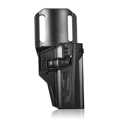 Tactical CZ P07 P09 Drop Leg Holster - Thigh Pistol Gun Holder with Belt Loop Auto-Lock Plastic Steel Case