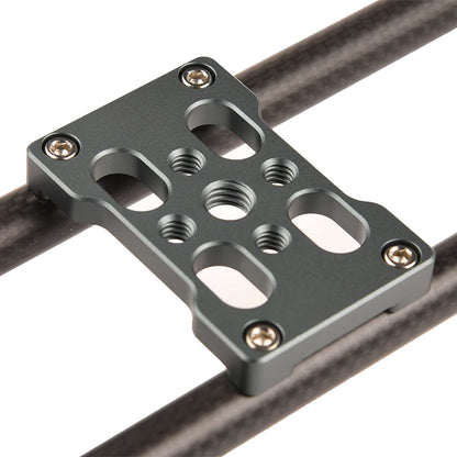 VLOGMAGIC 16" Carbon Fiber Camera Slider - Tabletop Video Rail System for DSLR, Mirrorless Cameras and iPhone up to 5kg