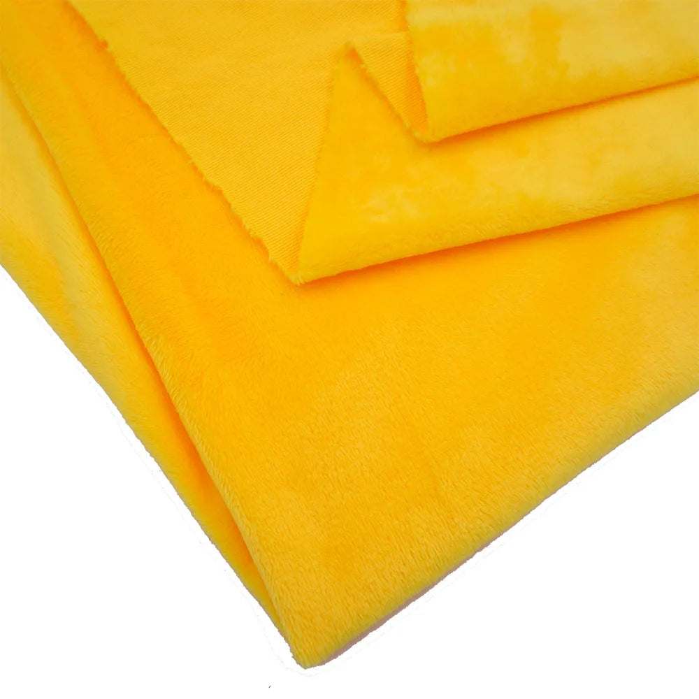 160CM/63" Wide Minky Plush Fabric – Super Soft Flannel Fabric for DIY Dolls, Toys, and Crafts, Sold by the Meter