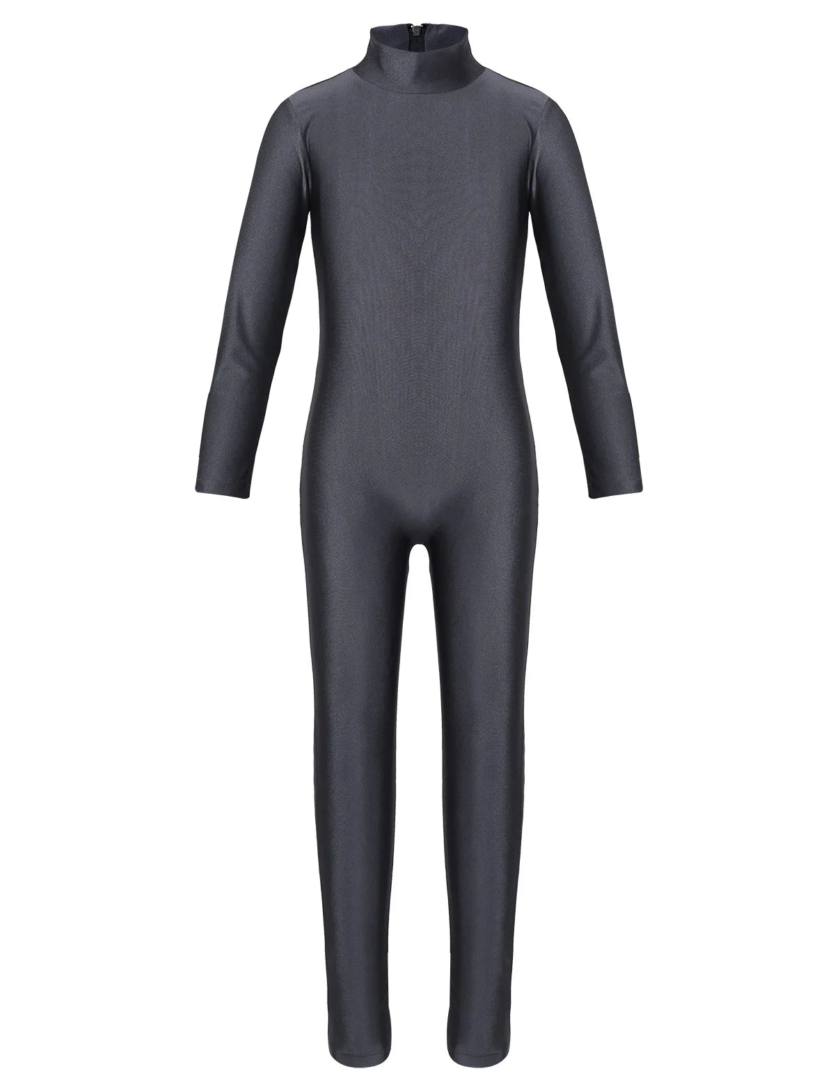 Kids Girls Full Body Gymnastics Bodysuit, Ballet Dance Jersey Leotard, Jumpsuit Sports Unitard, Children Dancewear and Sportswear