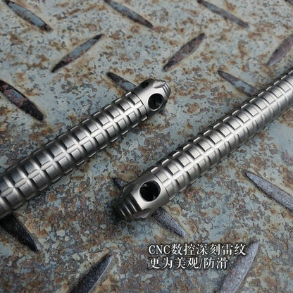 EDC Titanium Alloy Crowbar — Multifunction Outdoor Camping Hand Tool
