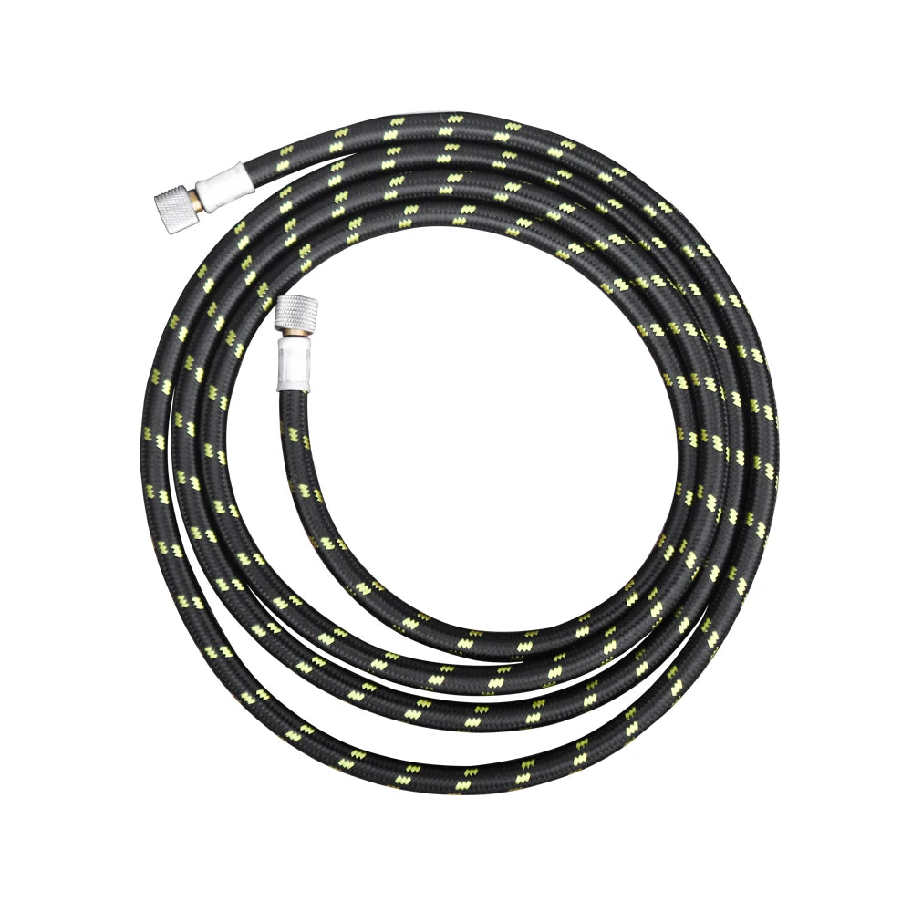 Professional Nylon Braided Airbrush Hose – 1/8" x 1.8m (5.9ft) Standard Fitting for Airbrush DIY