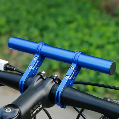 Bicycle Handlebar Extended Bracket - Alloy Fiber Bike Mount Bar for Headlights, Computers and Lamps | Support Rack in Various Sizes (10/20/25/30cm)