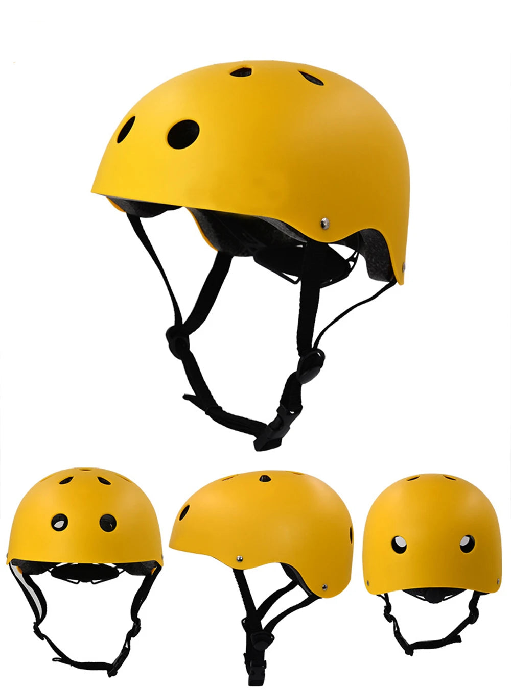 Professional Round Safety Helmet – Outdoor Protective Gear for Kids, Mountain Camping, Hiking & Riding