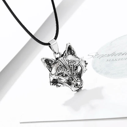 Norse "I Am Wolf" Viking Celtic Necklace for Men & Women - Popular Totem Amulet with Card, Jewelry Gift