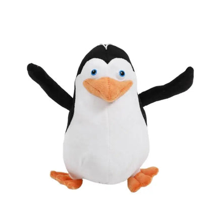 20-35cm Madagascar Plush Toy Set — 6 Styles Soft Stuffed Animal Dolls: Giraffe, Hippo, Lion, Penguin, Zebra, Lemur, Kids Gift