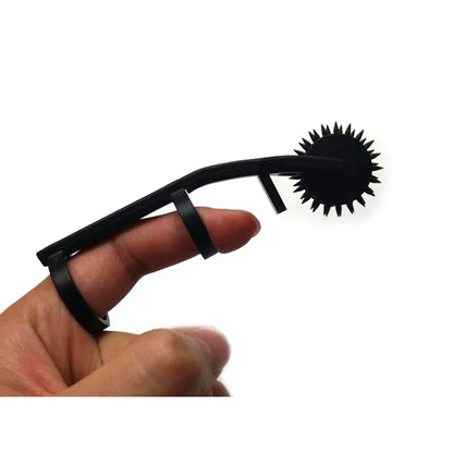 Stainless Steel Fetish Finger Needles Wheel — BDSM Wartenberg Pinwheel for Erotic Stimulation, Adult Sex Toy for Couples