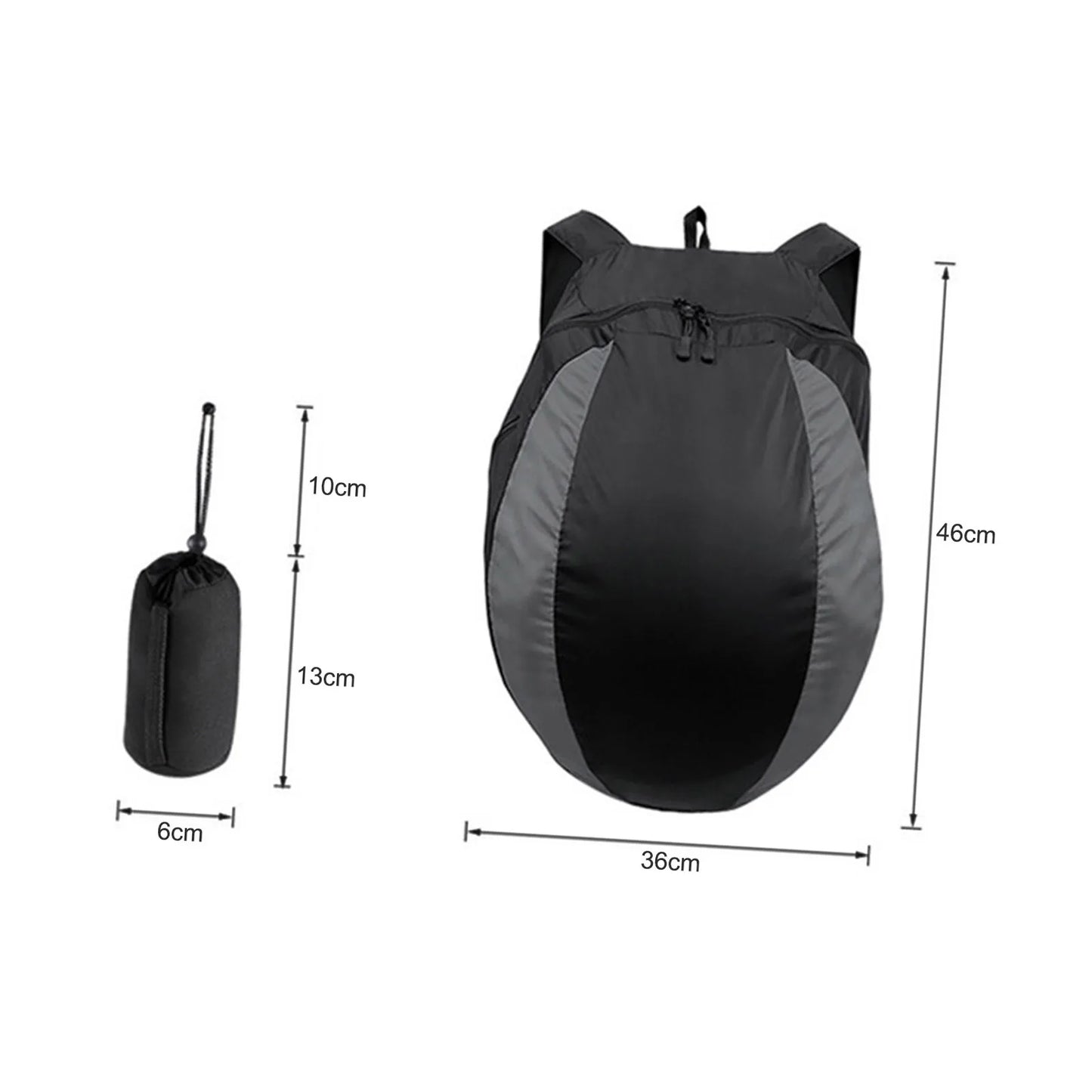 28L Motorcycle Helmet Backpack - Lightweight Storage Carrying Bag, Large Capacity for Riding, Bicycle, Sports, and Gym