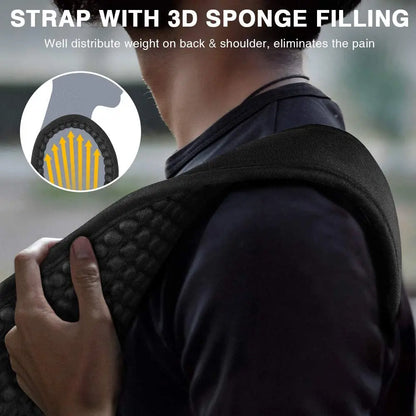Enhance Your Comfort with LEKATO 3D Sponge Guitar Strap Belt LGS-1: Adjustable Filling Electric Guitar and Bass Belt, 3.5" Wide - Includes 6 Picks