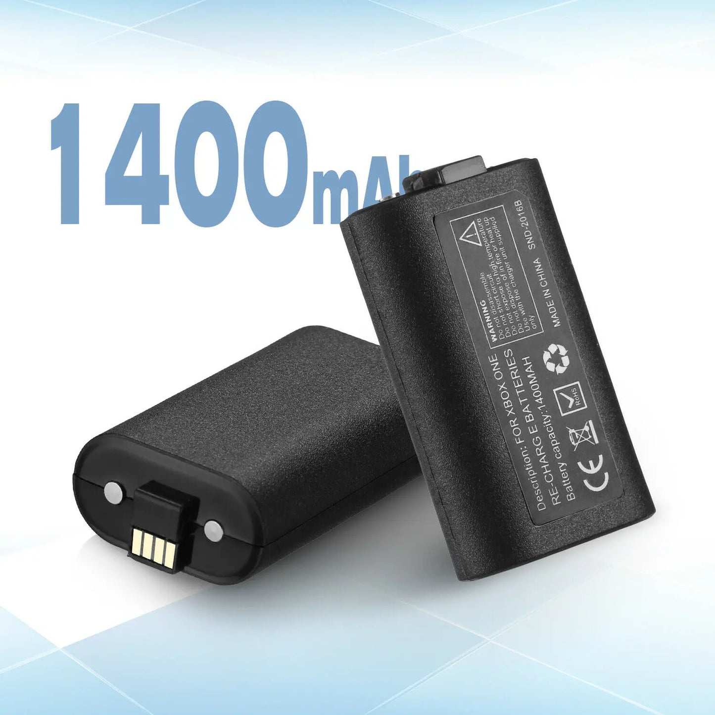1400mAh Xbox Series X/S & One Controller Battery Pack with USB-C Charging Cable