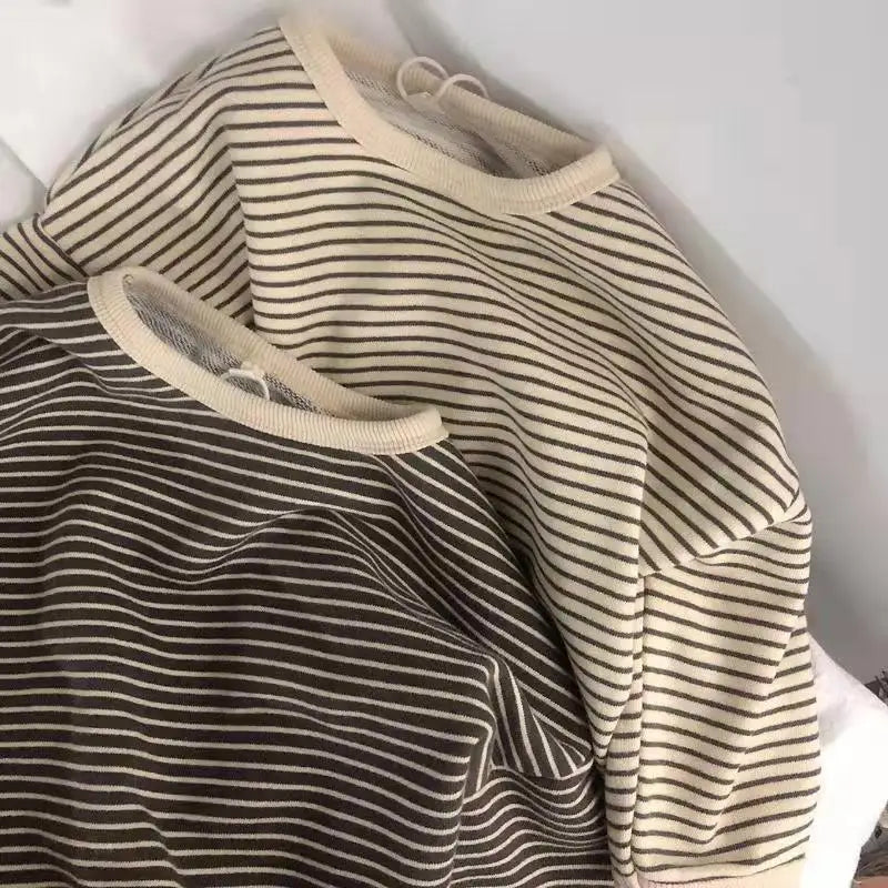 Spring Autumn Kids Sweatshirt – Cotton Long Sleeve T-Shirt for Boys & Girls 1-8Y Toddler Clothes