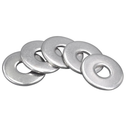 2/50pcs M2.5-M16 A2-70 304 Stainless Steel Oversized Flat Washers — Large Wide Plain Gaskets