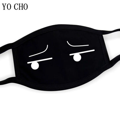 YO CHO Unisex Cotton Dust Mouth Mask – Anime Cartoon Respirator, Warm Mouth Muffle, Perfect Birthday Party Gift