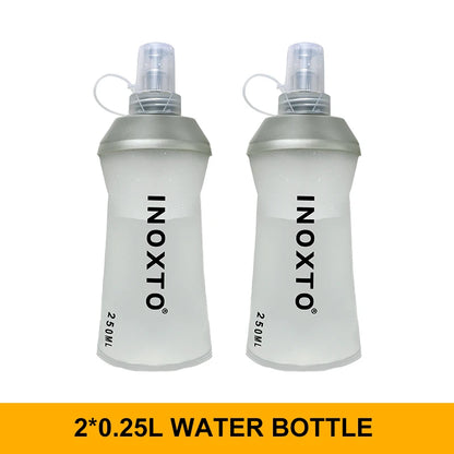 INOXTO 5L Trail Running Backpack - Ultra-Light Hydration Vest for Marathon & Cycling with 1.5L/2L Water Bag