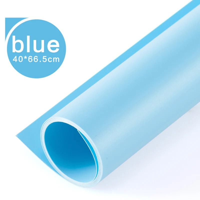 Selens PVC Photography Backdrop Board - 40×66.5cm Waterproof Matte Frosted & Smooth Background for Studio Photography
