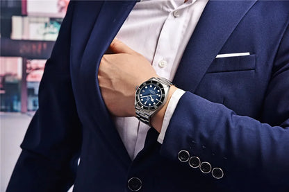PAGANI DESIGN 2025 BB58 Men's Watch – Retro Automatic NH35A Mechanical, Luxury 100M Waterproof Wristwatch