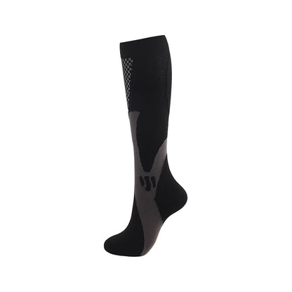 Men's Compression Sports Socks - Running, Cycling, Nursing, Varicose Veins Support, Outdoor Hiking Socks