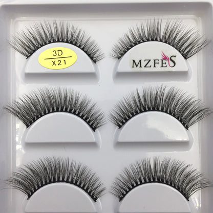 38 Styles 5 Pairs 3D Mink False Eyelashes – Natural Fake Lashes Makeup Beauty Tools