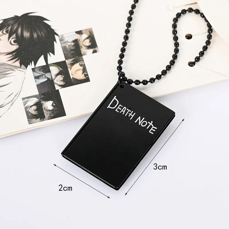 A5 Anime Death Note Notebook Set – Leather Journal, Collectible School Writing Journal with Large Anime Theme