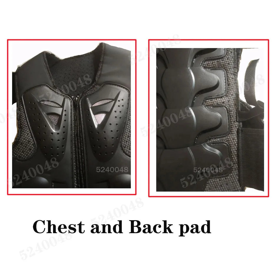 Full Body Protective Armor for Kids & Youth – Motocross, Skating Vest with Chest, Spine, Knee & Elbow Guards (0.8-1.6m)