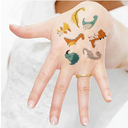 10 Sheets of Cute Cartoon Unicorn Temporary Tattoo Stickers for Kids - Perfect for Baby Showers and Mermaid-themed Parties!
