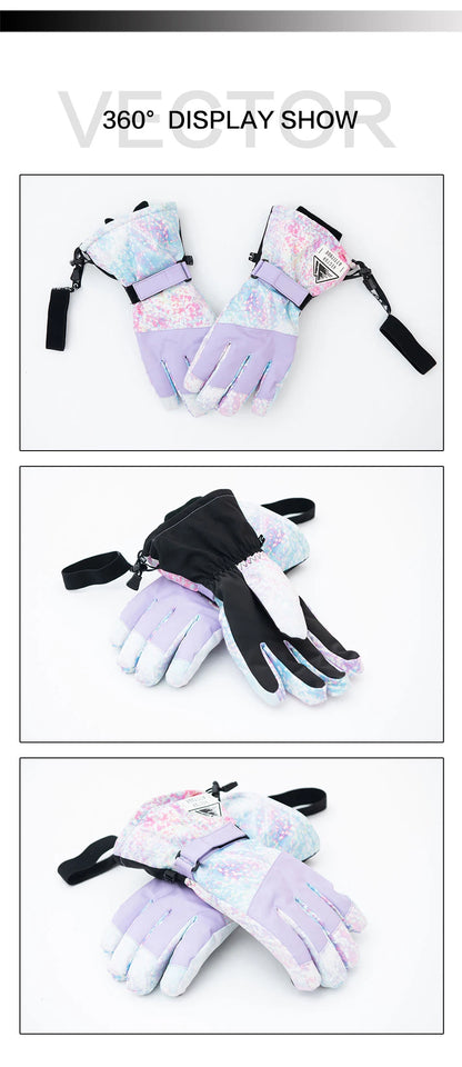 2-in-1 Extra Thick Ski Gloves – Waterproof, Windproof Winter Mittens for Men & Women