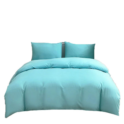 New Design Dark Green Bedding Set - Duvet Cover, Bed Sheet & Pillowcase, King/Queen/Full/Single Size (Excluding Filler), 3/4pcs