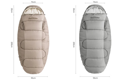 Naturehike PS300 Cotton Sleeping Bag – Wearable Winter Sleeping Bag for Hiking, Camping & Travel