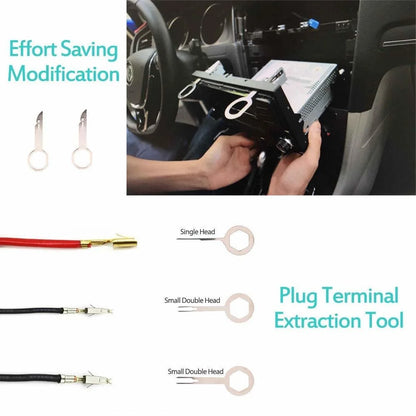 Car Interior Disassembly Kit – Plastic Trim Removal Tools & Clip Puller Set for DIY Auto Panel Work