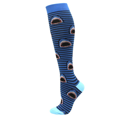 Compression Support Socks for Men & Women – Running Nursing Stockings for Edema, Varicose Veins & Blood Circulation Sports Wear