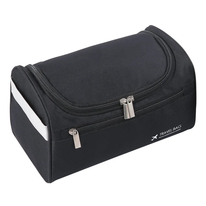 FUDEAM Polyester Business Storage Bag – Portable Toiletries Organizer, Travel Cosmetic Bag, Hanging Waterproof Wash Pouch for Men & Women