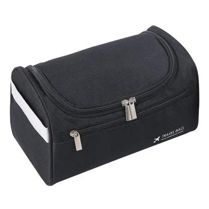 FUDEAM Polyester Business Storage Bag – Portable Toiletries Organizer, Travel Cosmetic Bag, Hanging Waterproof Wash Pouch for Men & Women