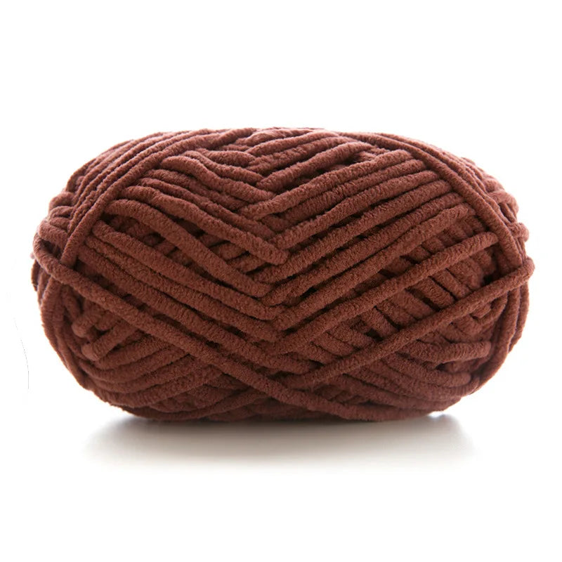 50g/Ball DIY Knitting Yarn – Soft Wool for Baby Scarf, Hat, Chunky Crochet Thread