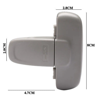 Secure Your Home with 1-Piece Refrigerator Lock - Fridge Freezer Door Catch for Toddler and Child Safety, Ideal Cabinet Lock for Baby Proofing