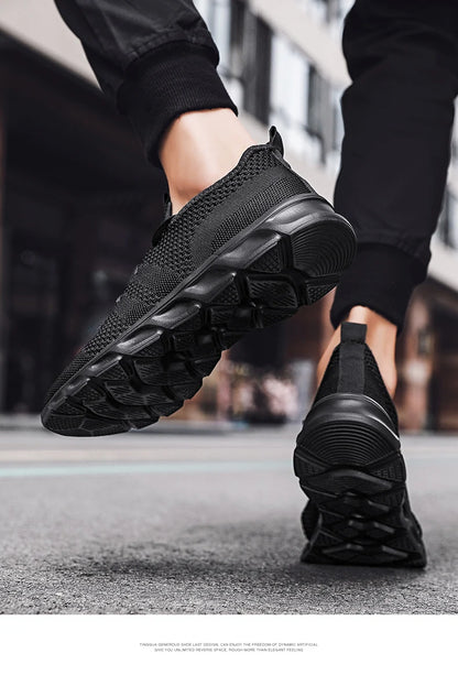 Men's Light Running Shoes – Comfortable, Breathable, Anti-Skid & Wear-Resistant Sneakers for Jogging & Sports