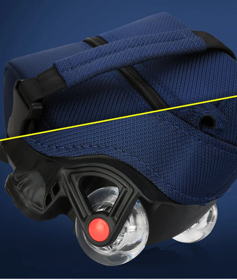 PGM Ultra-Light Golf Bag with Wheels QB069 – Large Capacity Sport & Aviation Bag with Multifunctional Ball Storage