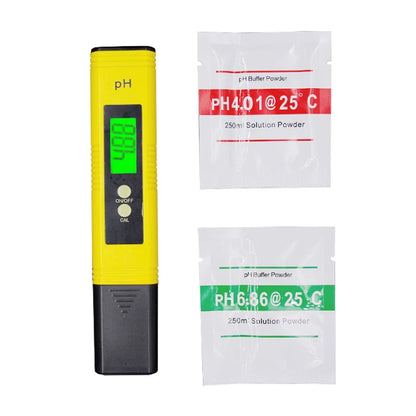 LCD Digital PH Meter - Portable Water Quality Tester, 0.1 ATC High Accuracy PH Test Pen for Aquarium, Pool & Hydroponics