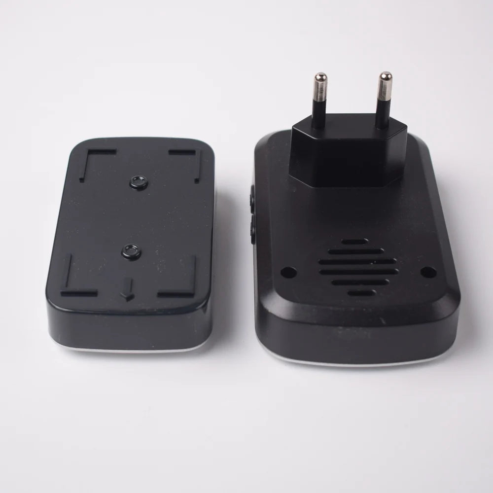 Waterproof Wireless Doorbell — AC 100V-240V EU Plug, Smart Remote Control, Battery Included, Plug & Play