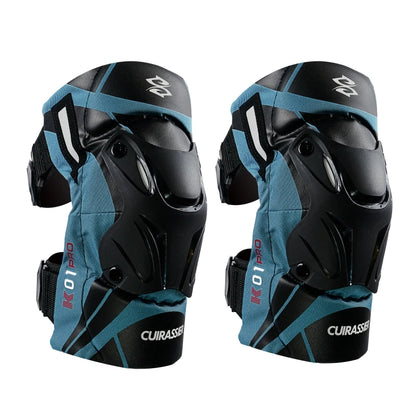 Cuirassier Motorcycle Knee Pads - Reflective Motocross MX Protective Guards Racing Leg Protection Gear