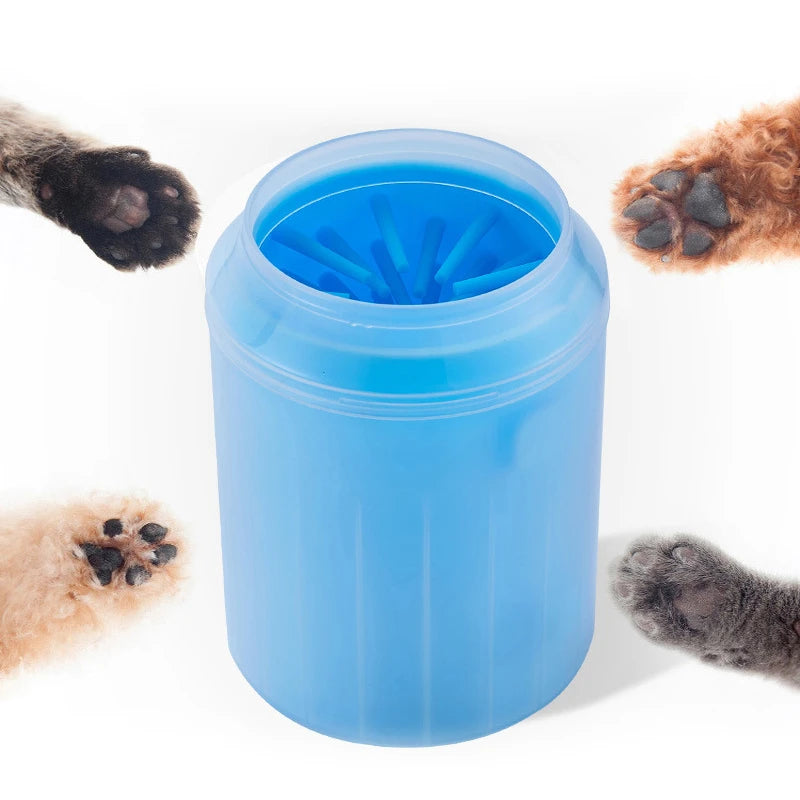 New Portable Dog Paw Cleaner Cup: Soft Silicone Pet Foot Washer - Outdoor Paw Clean Brush for Quick Foot Cleaning