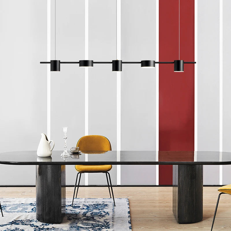 Contemporary Elegance: Modern LED Living Room Chandeliers - Dimmable Ceiling Chandelier for Dining Table, Kitchen, and Indoor Lighting Ambiance